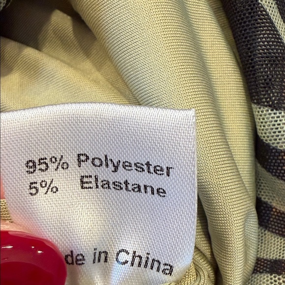 Princess Polly Aqua and Black Wave Mini Dress - Picture 5 of 6